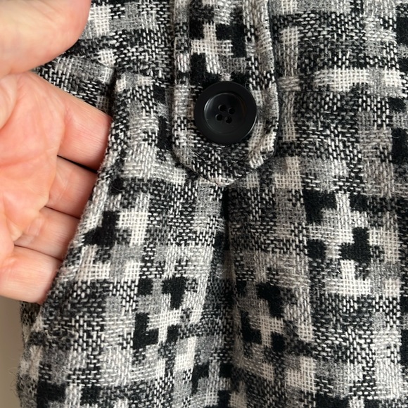 Vintage Y2K Dalia Collection black/grey/white lined pencil skirt. Size US8 - Picture 11 of 11